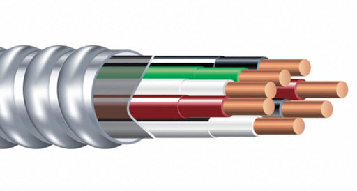 MetalCladBuildingCable 8AWG Alum 1000ft