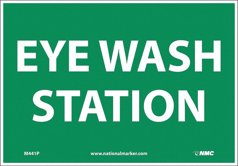 Eye Wash Station Sign