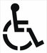 Handicap Symbol Parking Lot Stencil