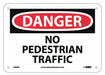 No Pedestrian Traffic Sign