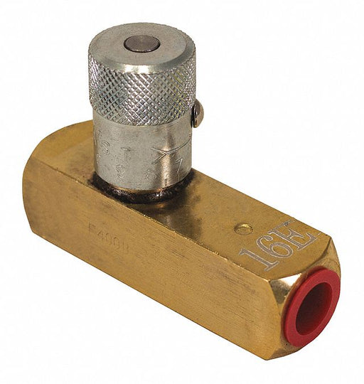Flow Control Valve Brass 1/4 NPT