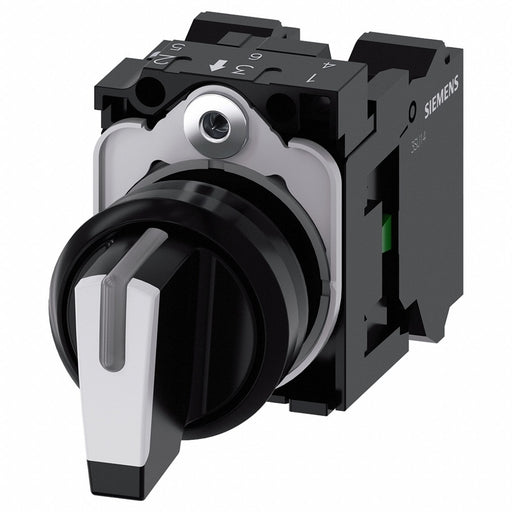 SelectorSwitch Illum 3Pos 22mm White