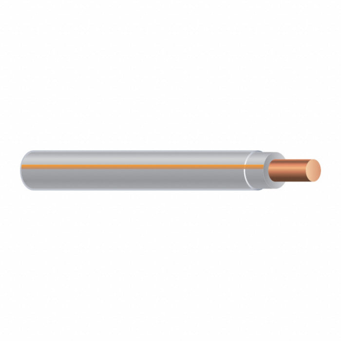 Wire THHN THWN Gray/Orange 12AWG 500ft