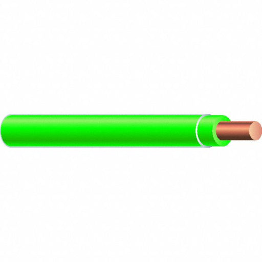 N0876 Wire THHN THWN Solid Green 12AWG 25ft