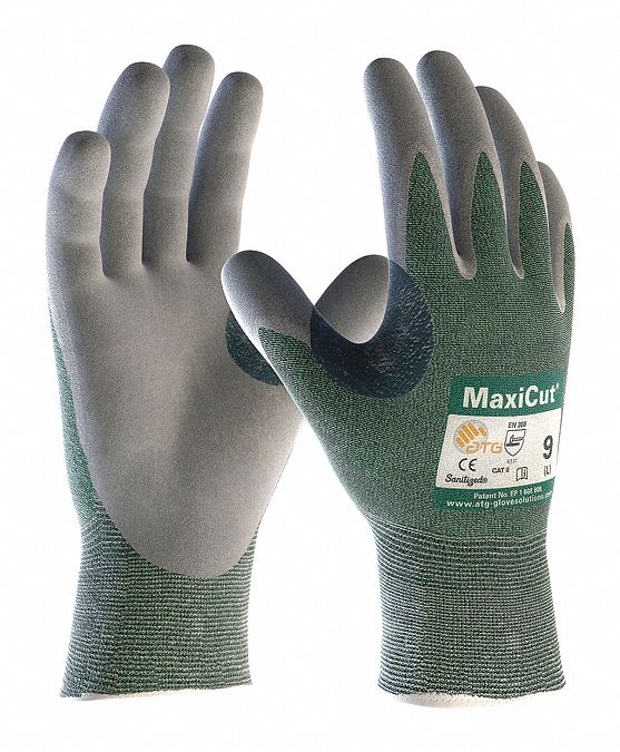 Cut Resistant Gloves Oily Nitrile L PK12