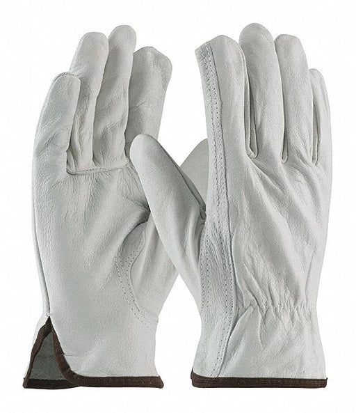 Unlined Leather Drivers Gloves M PK12