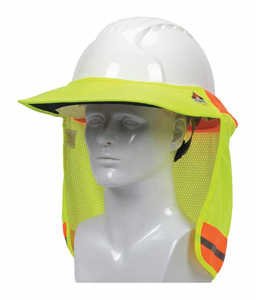 EZ-Cool Hard Hat Visor Hi Vis Yllw