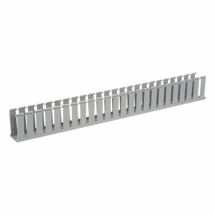 Wire Duct Wide Slot Gray 1.75 W x 4 D