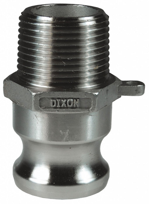 Cam and Groove SS Adapter Male NPT 1/2 