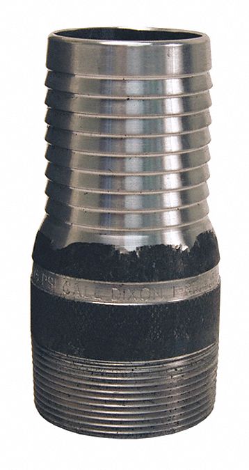 King Nipple NPT Threaded Unplated ST 2 