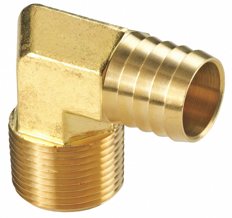 Male NPT 1/2 xHoseBarb 1/2 90deg. Elbow