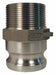 Cam and Groove Adapter x MNPT 3 SS