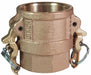Cam and Groove Coupling 2-1/2 Brass