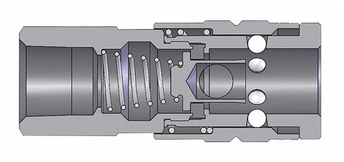 F-Series Manual FNPT 1/4 Coupler1/4 SS