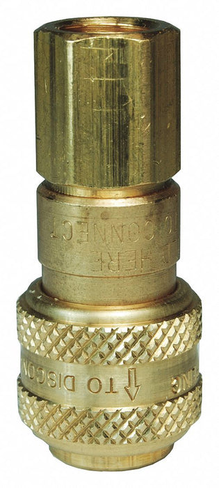Industrial Auto FNPT 1/4 Coupler 1/4 SS