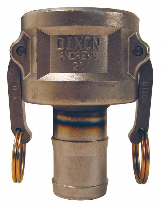 Cam and Groove Coupling 1  1-1/2 SS