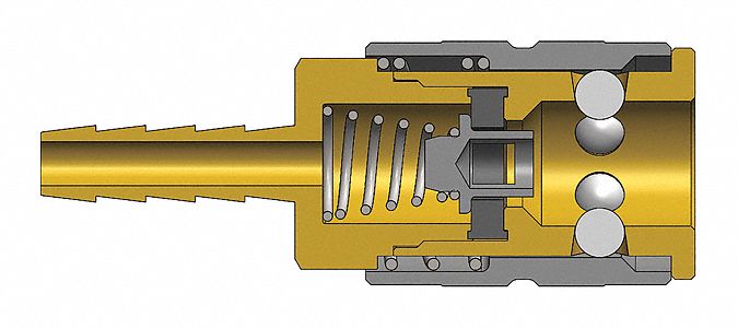 FSeries Manual Coupler 3/8 Hose 1/2 ST
