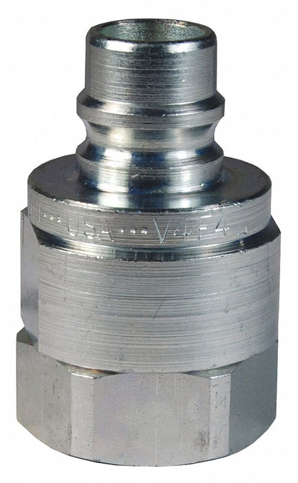 VSeries Valved Plug St 3/8 FNPTF 3/8 