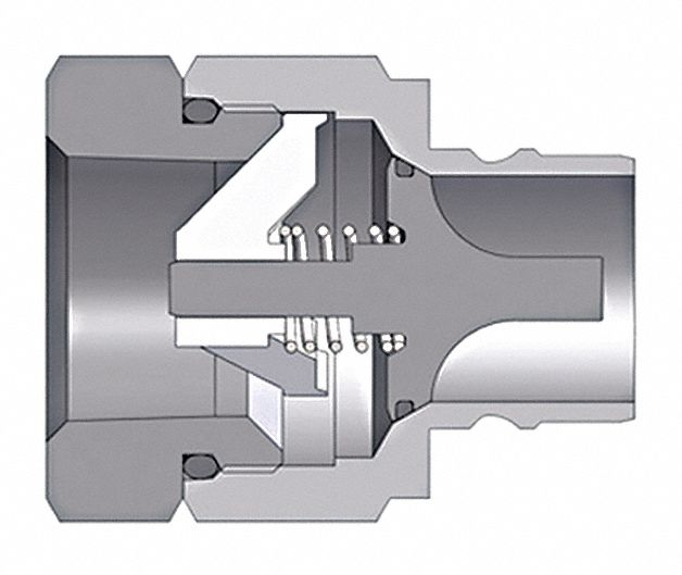VSeries Valved Plug BR 1/2 FNPTF 1/2 