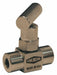 Mini Needle Valve Female to Female 1/4 