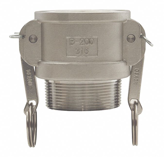 Cam and Groove Coupler x MNPT 3/4 SS