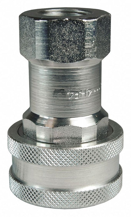 HSeries Poppet FNPT 1/4 Coupler 1/4 ST