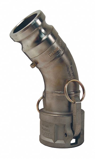 Cam/Groove 45 Adapter Couplr Elbow AL 4 