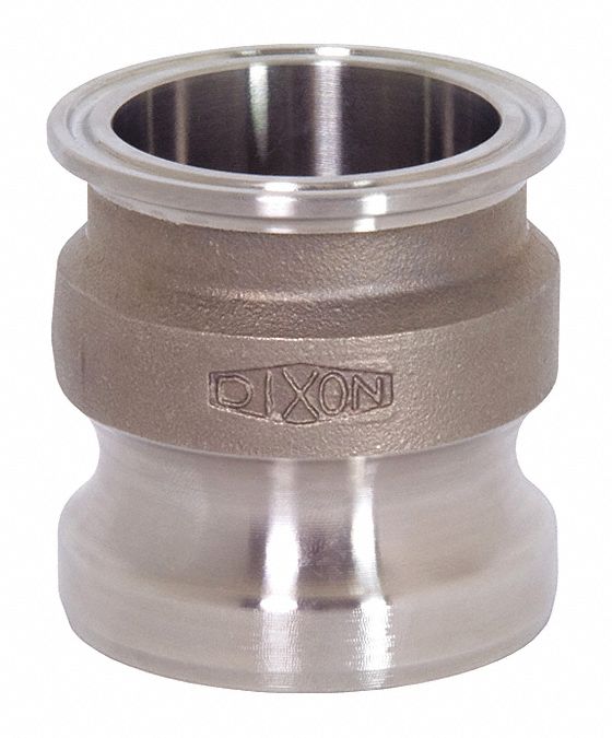 Cam and Groove AdapterxClamp End SS 2 
