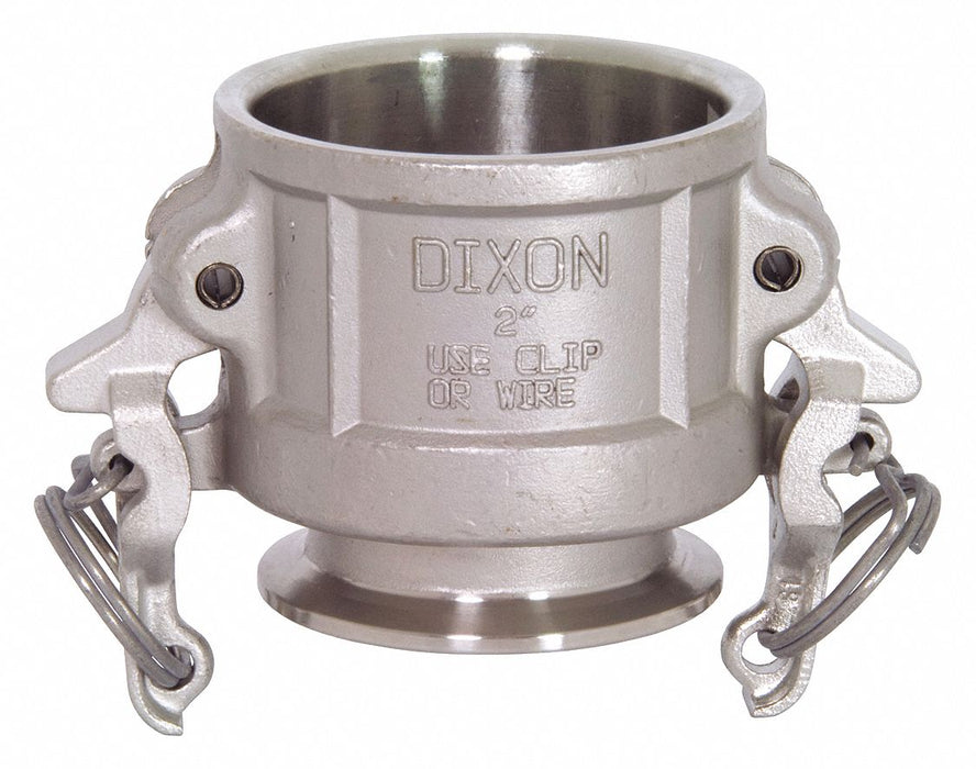 Cam and Groove CouplerxClamp End SS 2 
