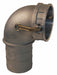 Cam/Groove 90deg. Couplr Hose Shank2 AL