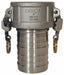 EZ Cam and Groove Coupler x Hose 1 SS
