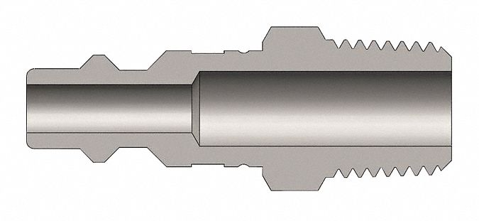 Industrial Male Plug ST 1/2 NPTF 1/4