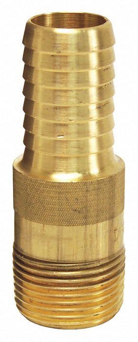 King Nipple NPT Threaded Brass 1 