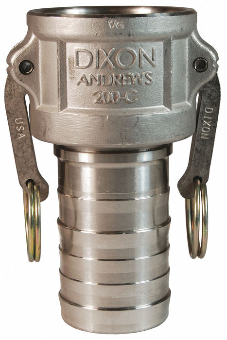 Cam/Groove Coupler Hose Shank 1-1/2 SS