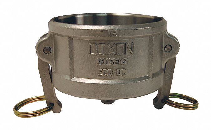 Cam and Groove Type DC Dust Cap SS 2 