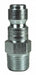 Industrial Male Plug Steel 1/4 