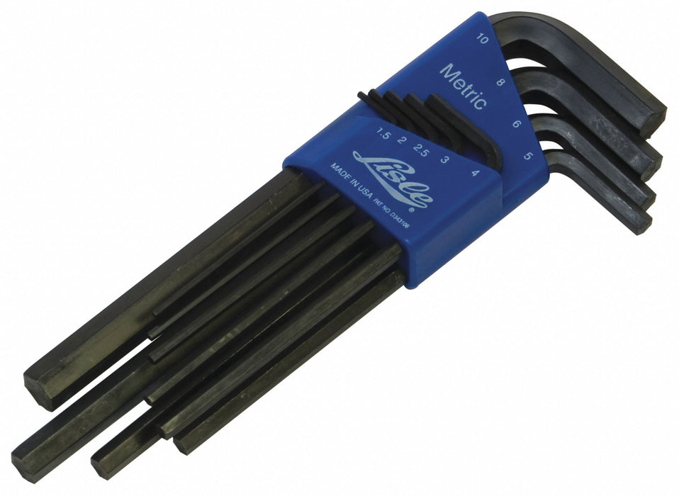 Metric Long Arm Hex Key Set 1.5-10mm 9Pc