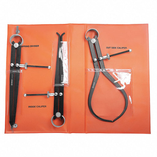 Inside/Outside Caliper Divider Set 3pcs.