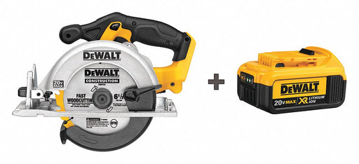 Cordless Circ Saw Kit 6-1/2 in Blade Dia