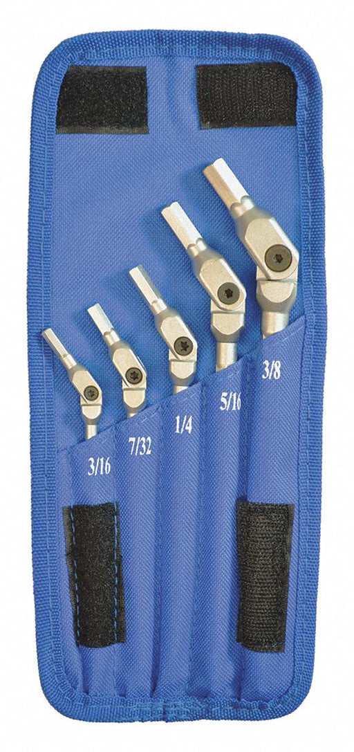 Chrome HexPro Wrenche 3/16 -3/8 5 pcs.