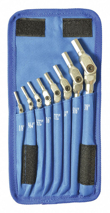 Hexpro Wrench Set 8 pcs 1/8 -3/8 