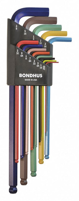 Ball End L-Wrench Set ColorGuard 13 pcs.