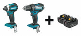 Cordless Combination Kit 2 Tools 18V DC