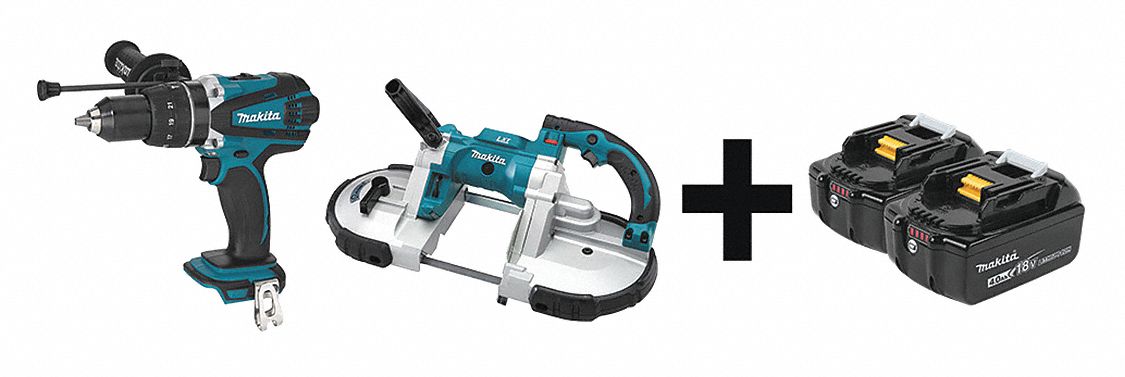 Cordless Combination Kit 2 Tools 18V DC