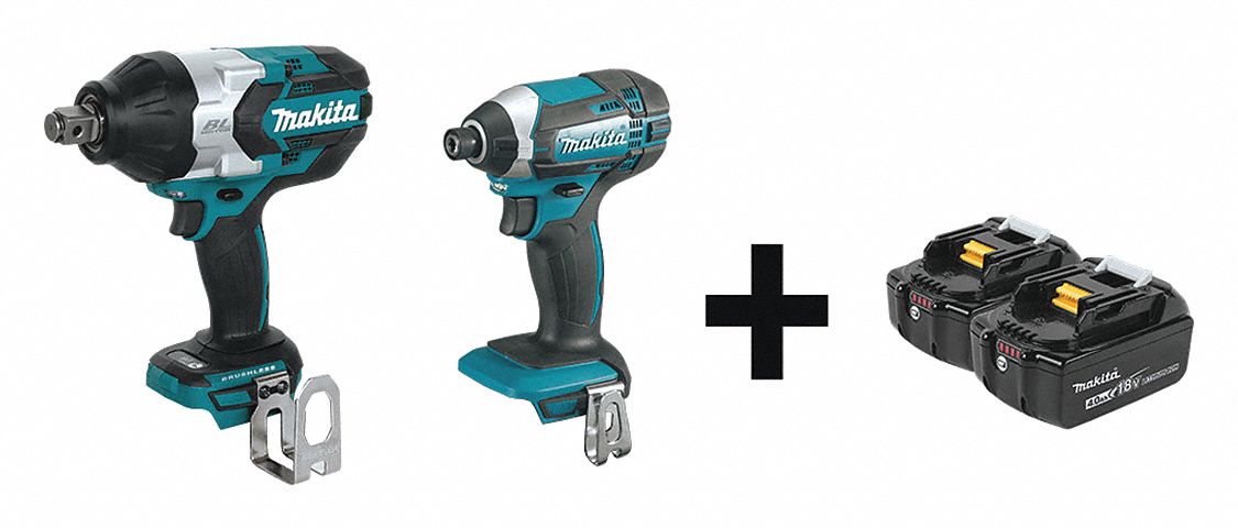 Cordless Combination Kit 2 Tools 18V DC