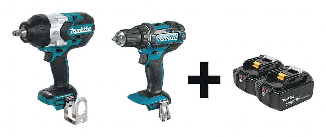 Cordless Combination Kit 2 Tools 18V DC