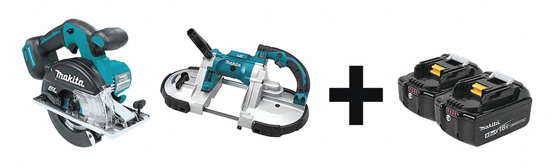 Cordless Combination Kit 2 Tools 18V DC