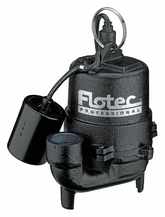 Effluent Pump Cast Iron 3/4 Solids 1/3HP