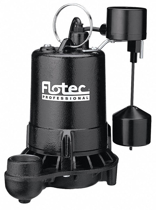 Sump Pump Cast Iron Vert. Switch 1/2HP