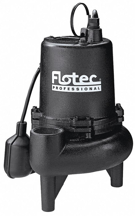 SewageEjectorPump 10ft 0.75hp 115VAC